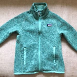 Patagonia kids “Better Sweater” knit jacket. Style 65460. Size S, 7-8.